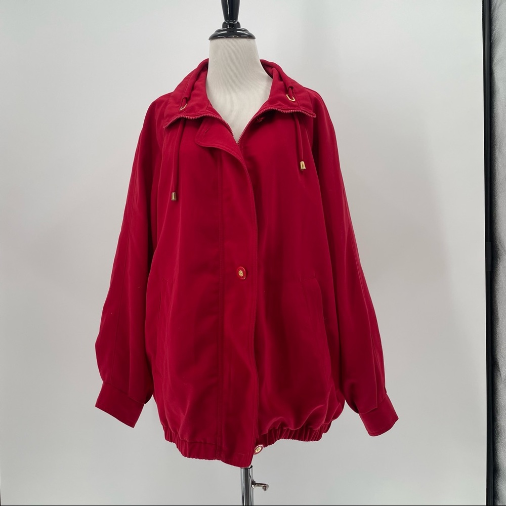Westbound Woman’s Red Coat